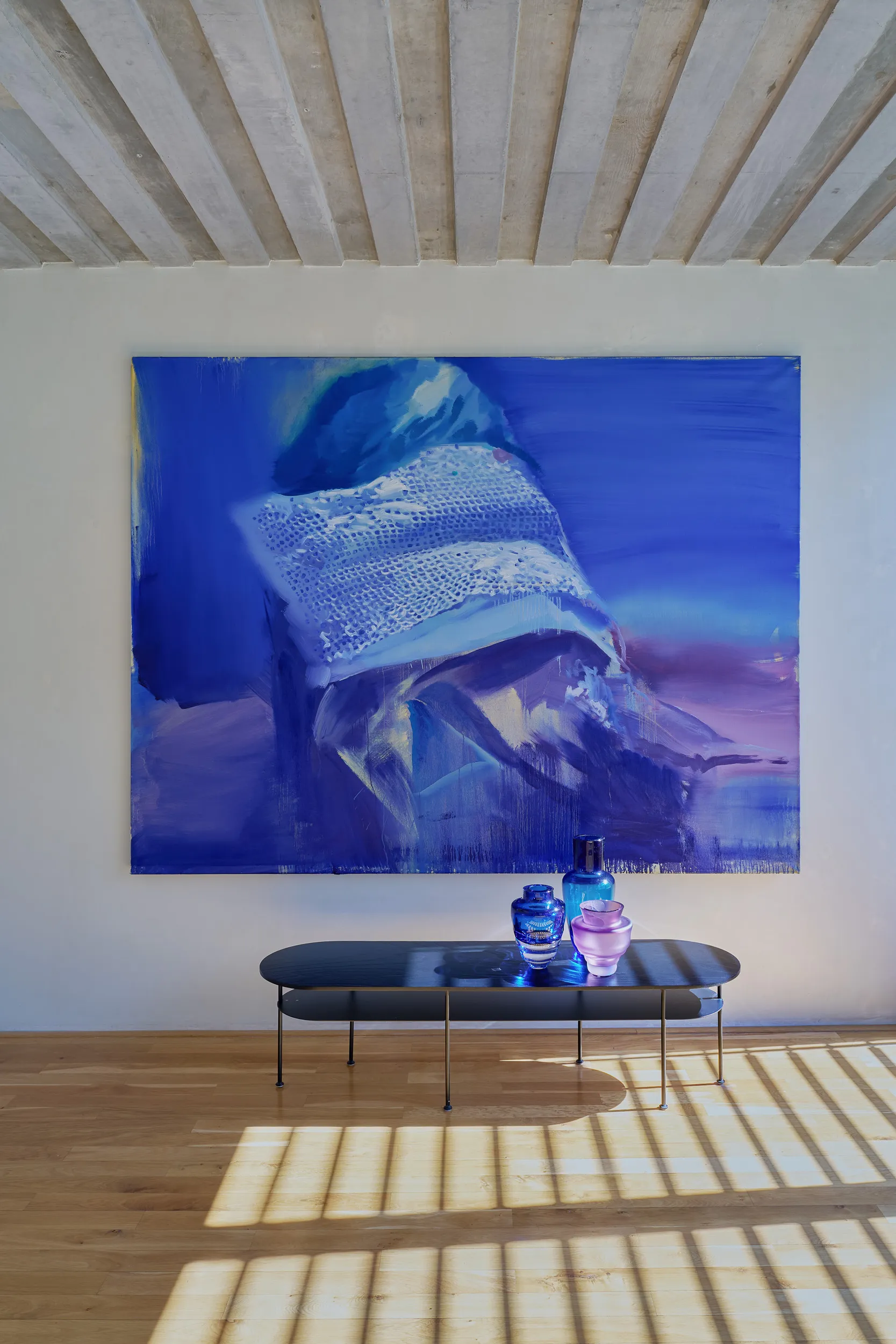Tender Blue, installation view