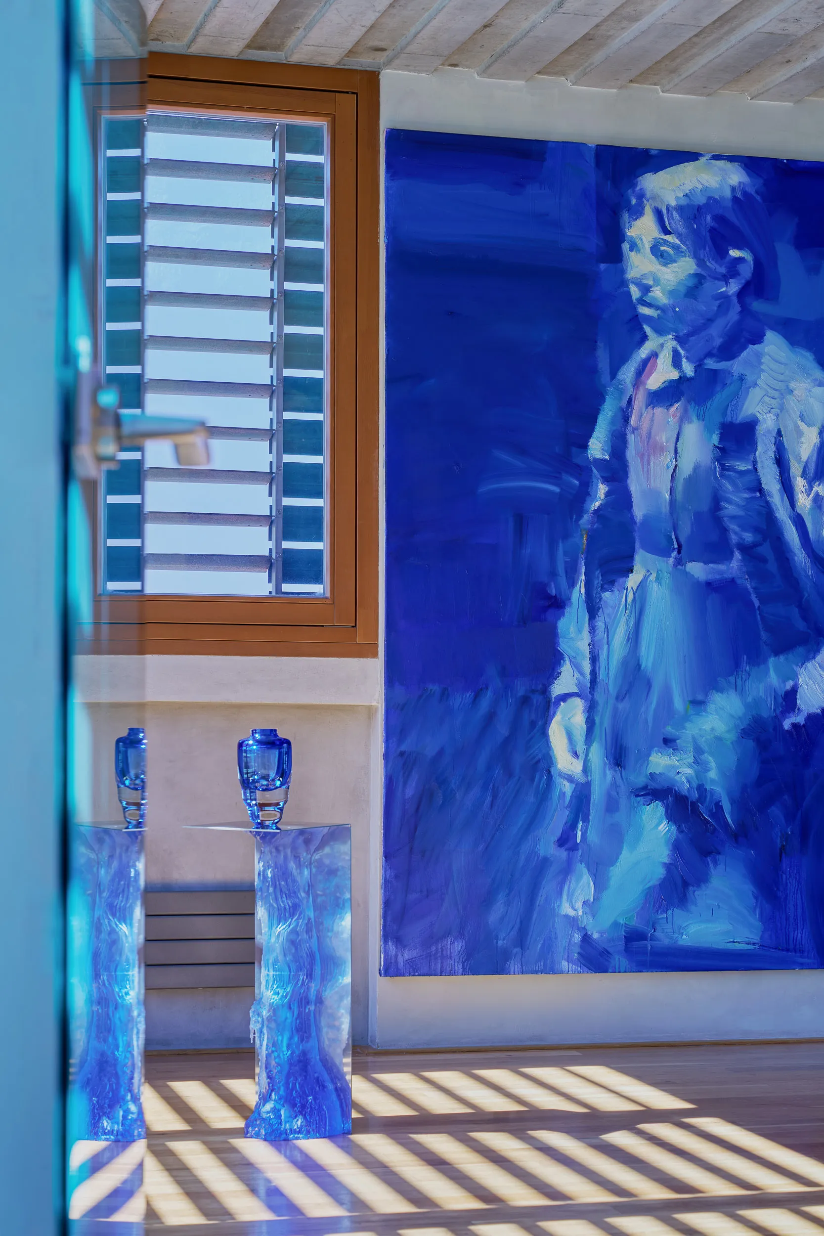 Tender Blue, installation view