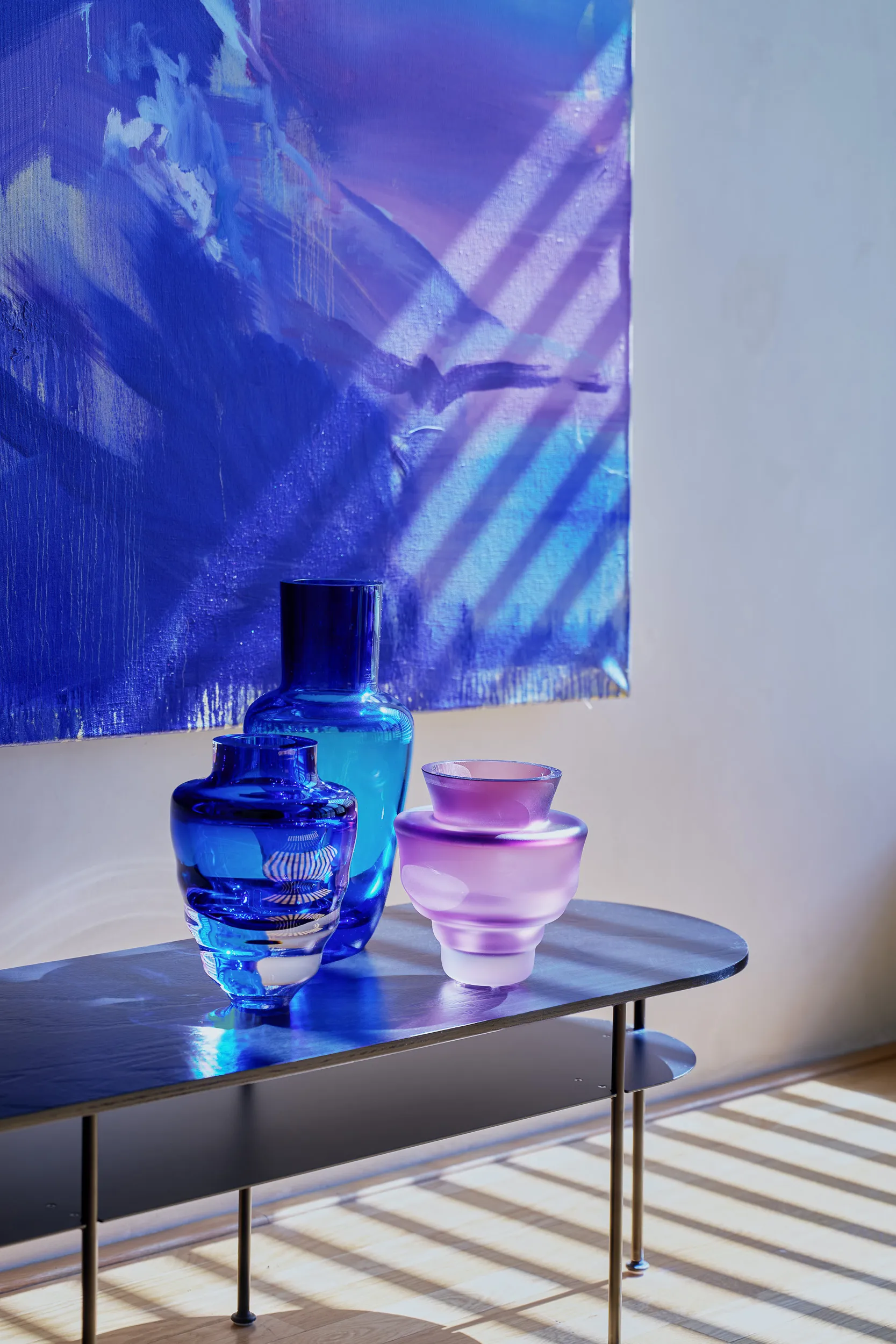 Tender Blue, installation view