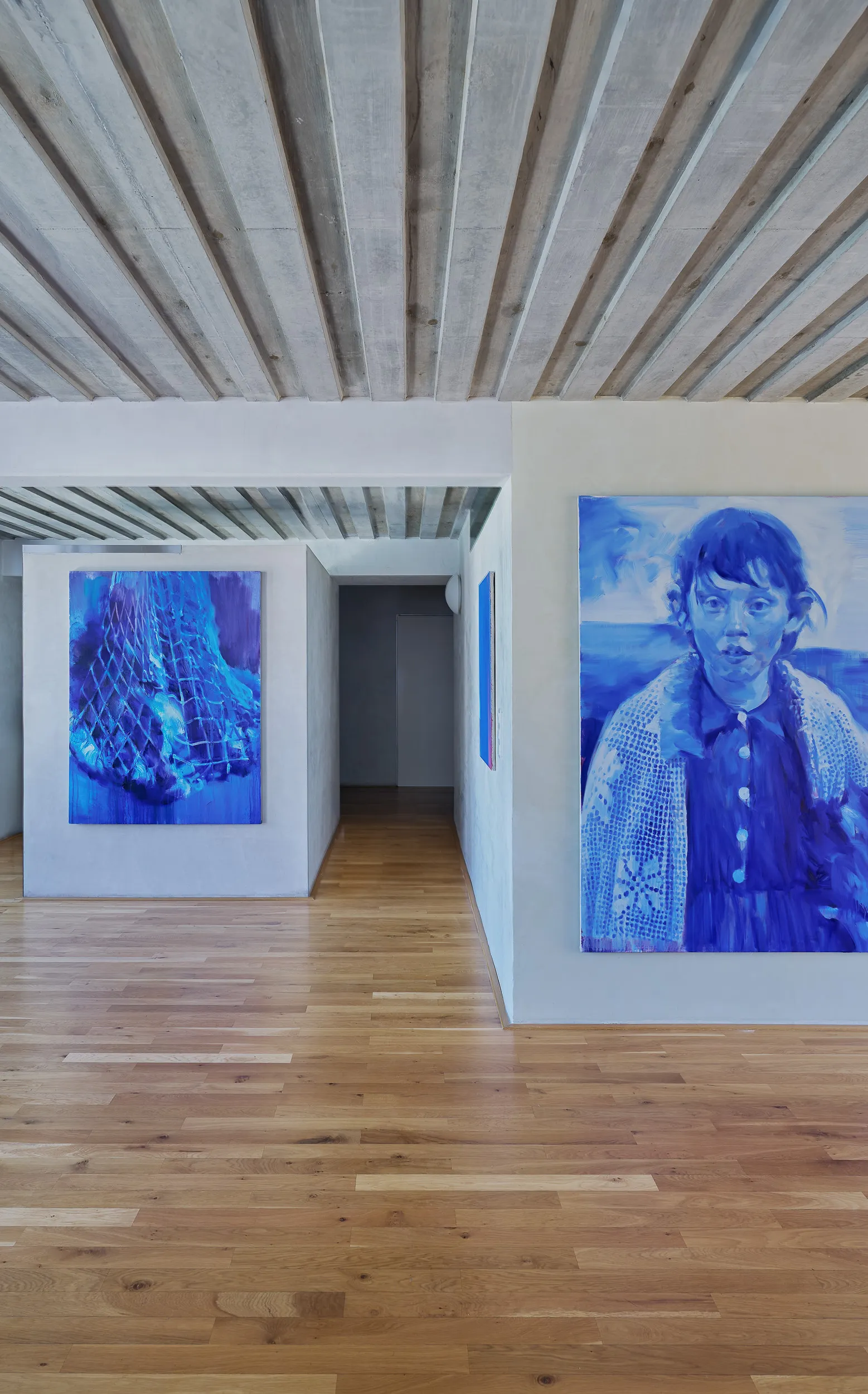 Tender Blue, installation view