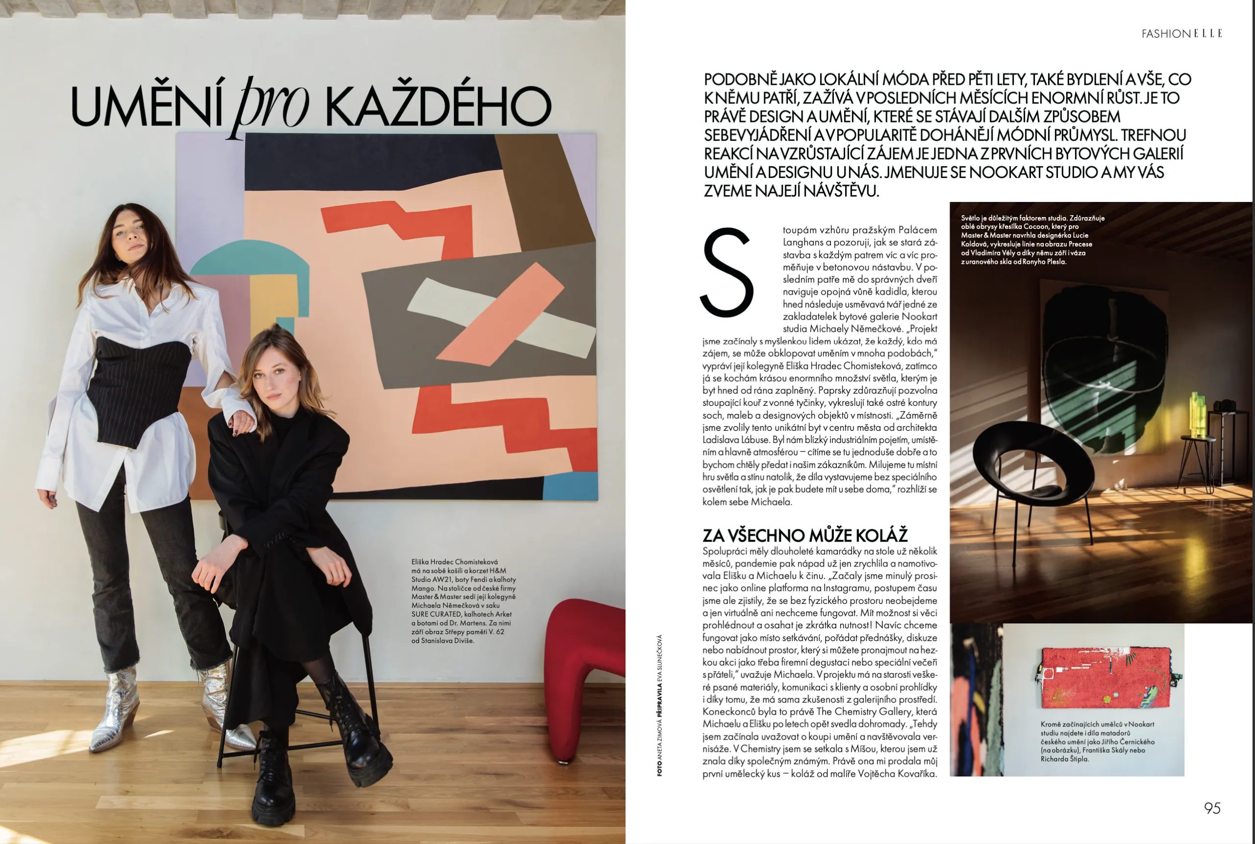 Elle, December 2021, article