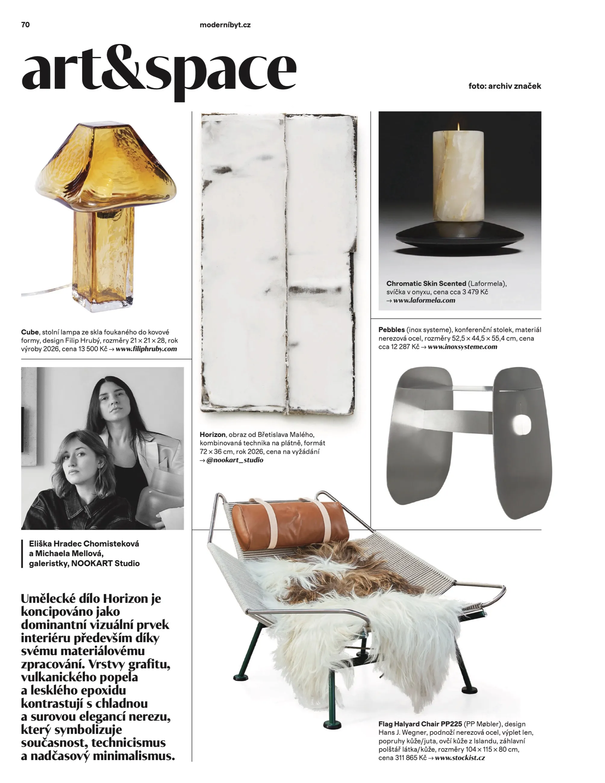Moderní byt – Art & Space, June – October 2026